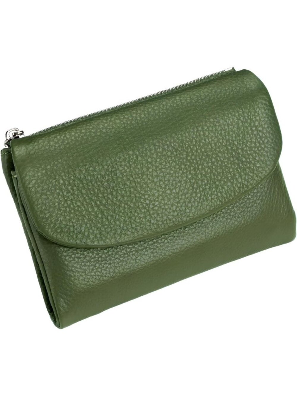 Unisex Genuine Leather Wallet - Compact Coin & Card Holder Clutch, 5.3" Design